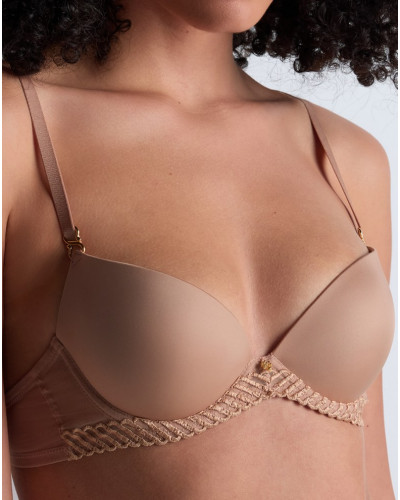Soutien-gorge plunge coque Aubade Sheer Emotion (Sand)