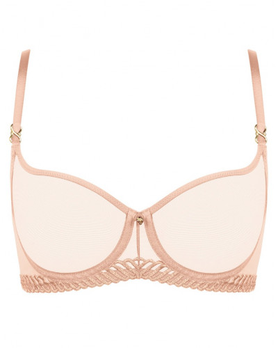 Sujetador corbeille con aros Aubade Sheer Emotion (Sand)