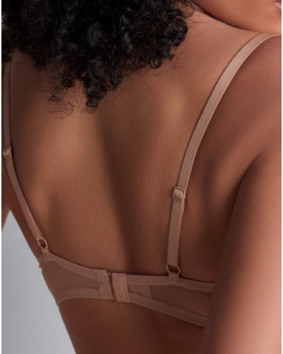 Soutien-gorge corbeille armatures Aubade Sheer Emotion (Sand)