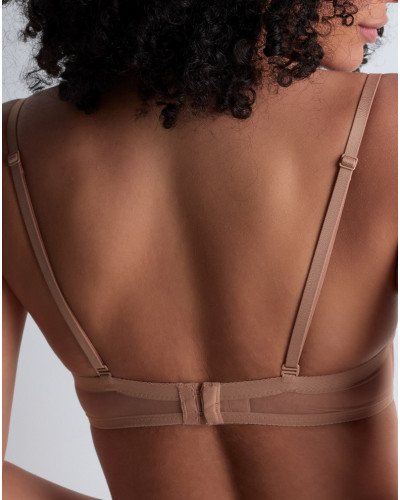 Sujetador sin tirantes plunge Aubade Sheer Emotion (Sand)