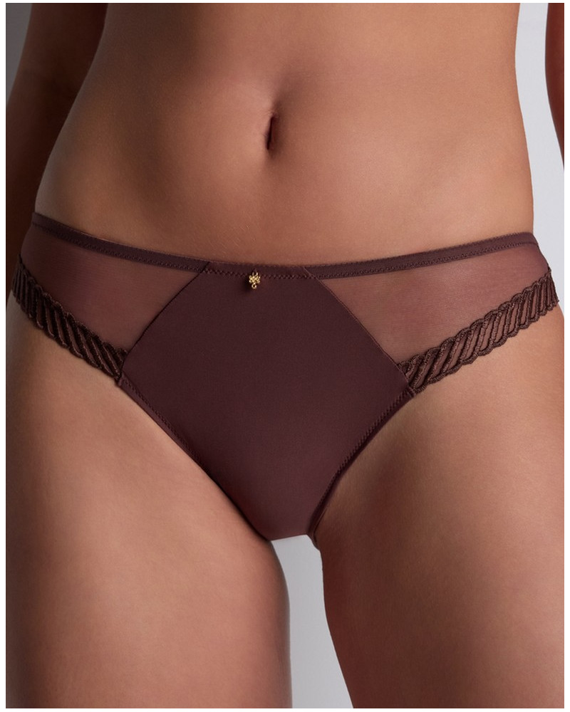 Calzoncillos braziliaños Aubade Sheer Emotion (Sepia)