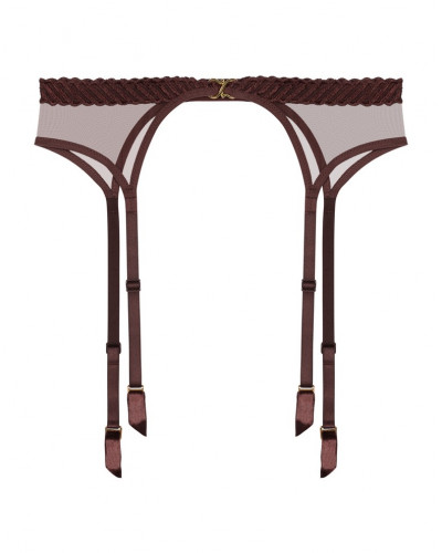 Porte-Jarretelles Aubade Sheer Emotion (Sepia)