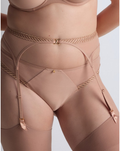 Portaligas Aubade Sheer Emotion (Sand)