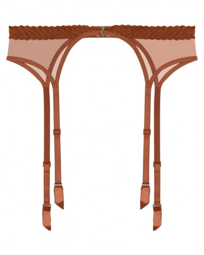 Suspender belt Aubade Sheer Emotion (Honey)