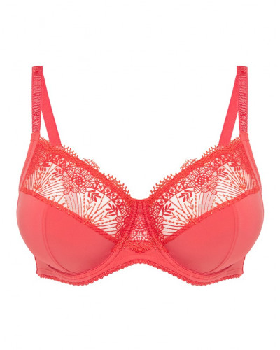 Underwired bra Simone Pérèle Allure (Rouge Coralia)