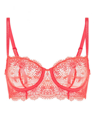 Soutien-gorge corbeille Simone Pérèle Allure (Rouge Coralia)