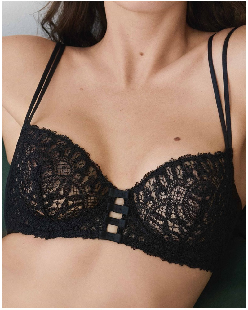 Half cup bra Simone Pérèle Symphonie (Black)