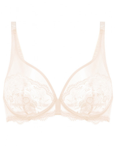 Soutien-gorge décolleté plongeant Simone Pérèle Intrigue (Rose Sakura)