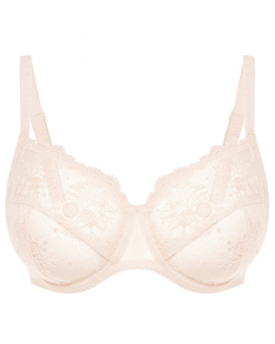 Sujetador con aros entrelazados Simone Pérèle Intrigue (Rose Sakura)