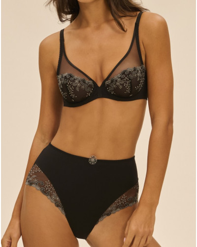Plunging neckline bra Simone Pérèle Délice (Moonlight)