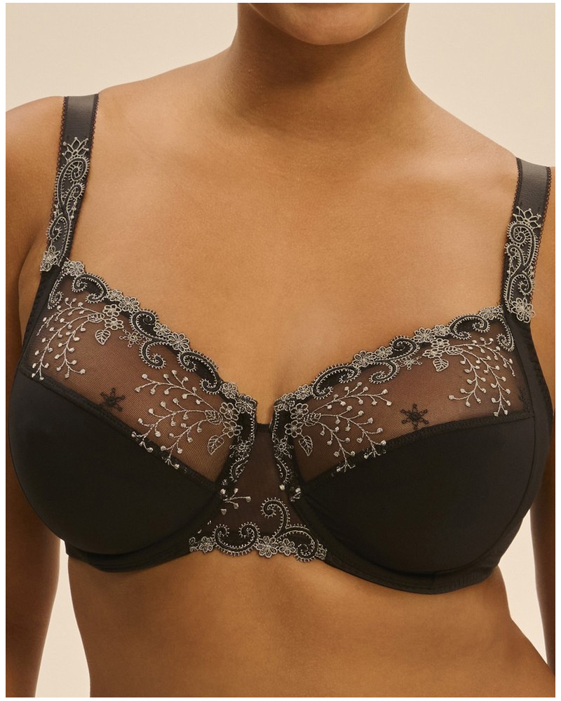 Deep cup underwired bra Simone Pérèle Délice (Moonlight)