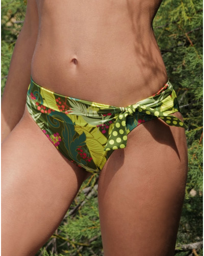 Calzoncillo de baño ajustable Antigel La Vénus Nature (Vert Tropic)