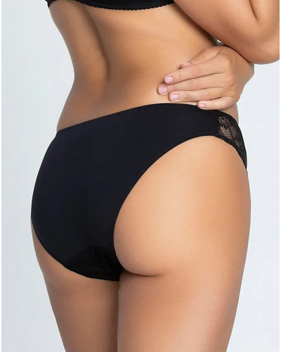 Slip fantaisie Lise Charmel Charme Secret (Charme noir)