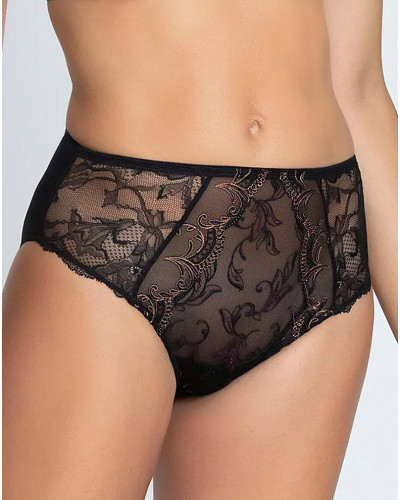 Slip haut bien-être Lise Charmel Charme secret (Charme noir)