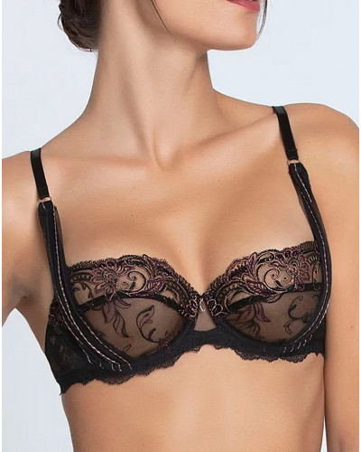 Soutien-gorge corbeille Lise Charmel Charme Secret (Charme noir)