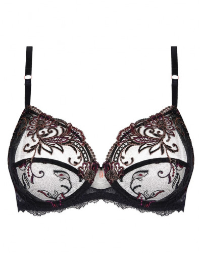 Underwired bra Lise Charmel Charme Secret (Charme noir)