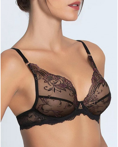 Soutien-gorge glamour Lise Charmel Charme Secret (Charme noir)