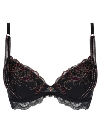Padded seduction bra Lise Charmel Charme Secret (Charme noir)