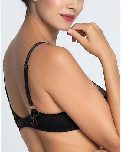 Soutien-gorge corbeille bien-être Lise Charmel Charme Secret (Charme noir)