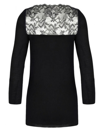 Top bien-être laine et soie Lise Charmel Charme Secret (Charme noir)