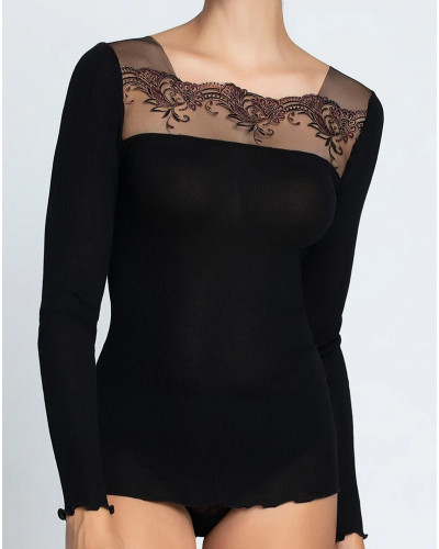 Top bienestar lana y seda Lise Charmel Charme Secret (Charme noir)