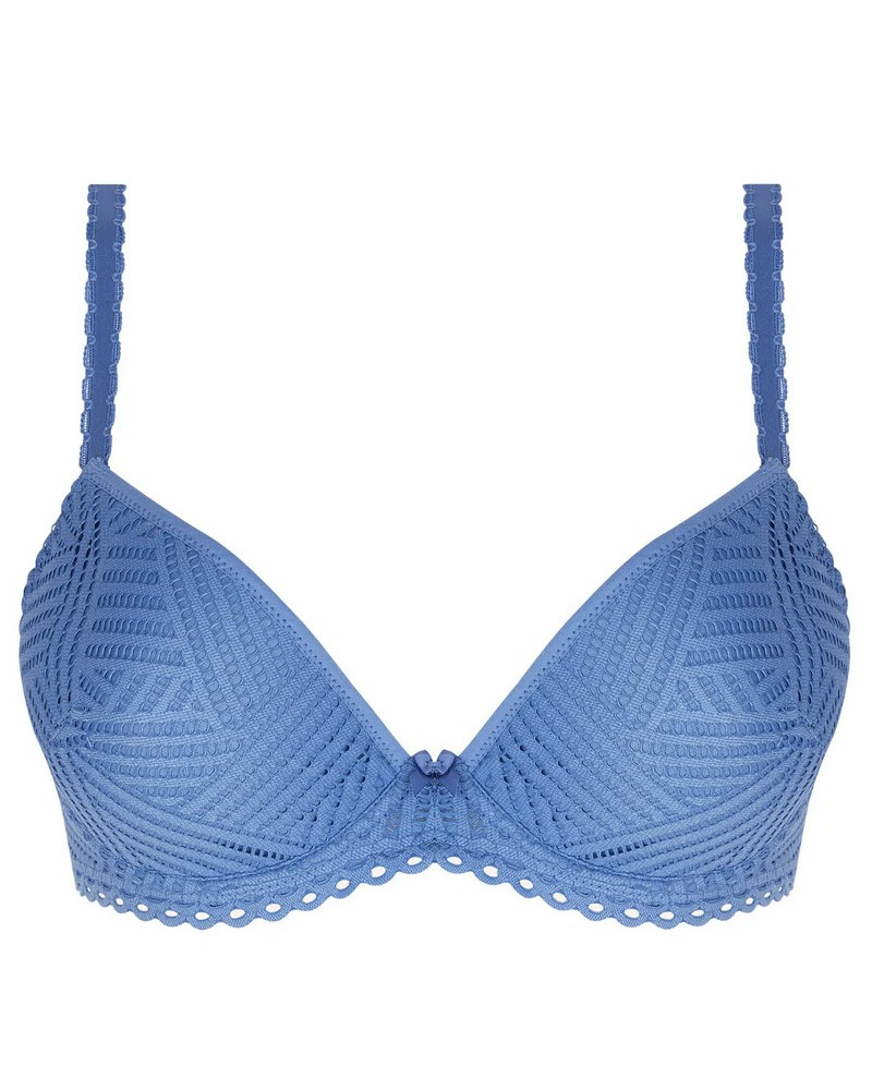 Padded bra Antigel Tressage Graphic (Tressage Denim)