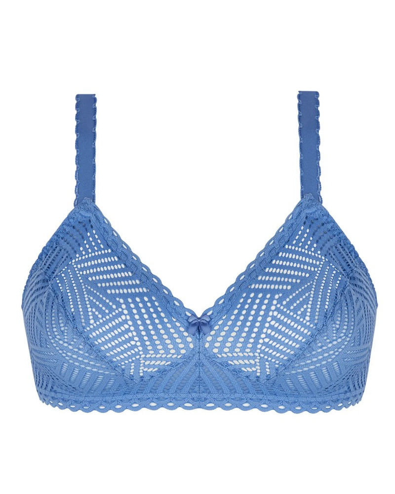 Sujetador sin aros bienestar Antigel Tressage Graphic (Tressage Denim)