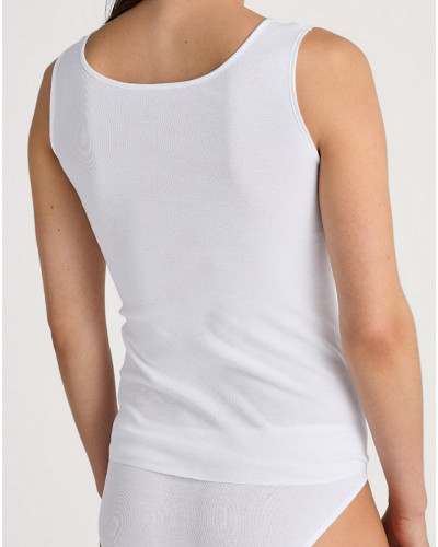 Camisetas tirantes Calida Cotton Desire 100% algodón (Blanco)