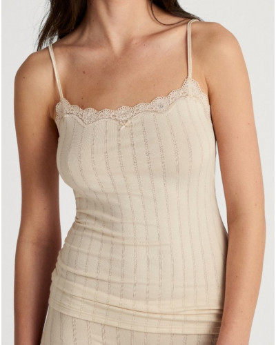 Top à fines bretelles Calida Etude Toujours (Dune Beige)