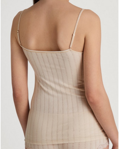 Top à fines bretelles Calida Etude Toujours (Dune Beige)