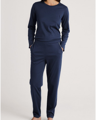 Pantalon Calida Favourites Sleep 100% coton (Peacoat Blue)