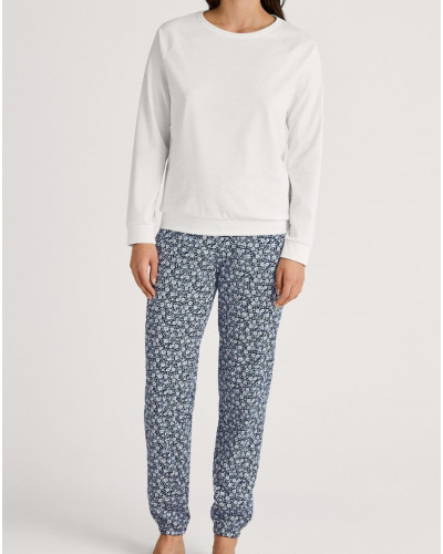 Calida Favourites Sleep pants 100% cotton (Peacoat Blue)