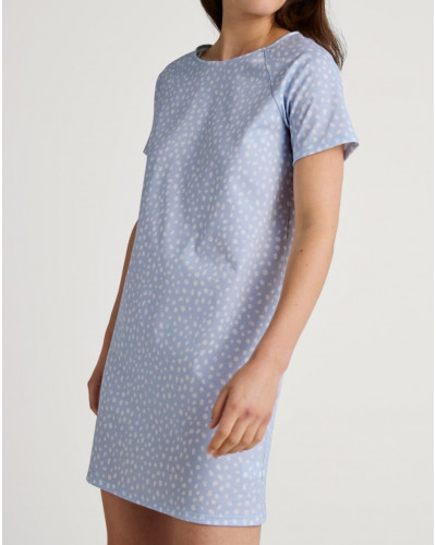 Camisón Calida Favourites Sleep 100% algodón (Harmony Blue)