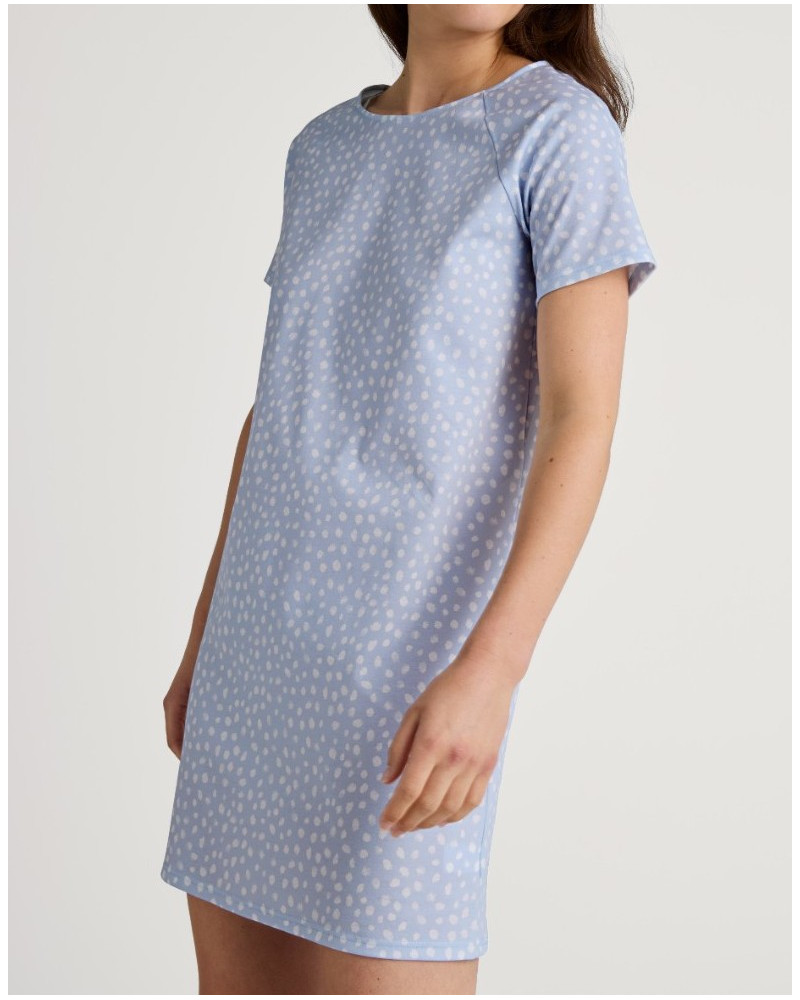 Camisón Calida Favourites Sleep 100% algodón (Harmony Blue)