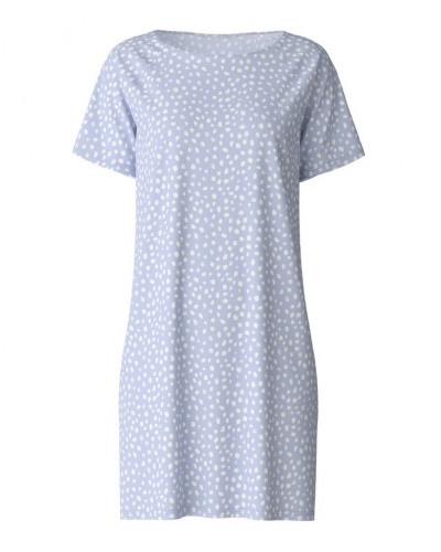 Chemise de nuit Calida Favourites Sleep 100% coton (Harmony Blue)