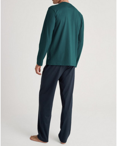 Pijama largo Calida Relax Essentials 100% algodón (Legion Blue)