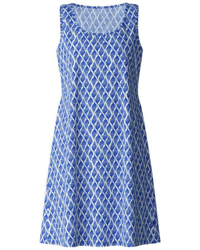 Camisón Calida Shell Nights 100% algodón (Dazzling Blue)