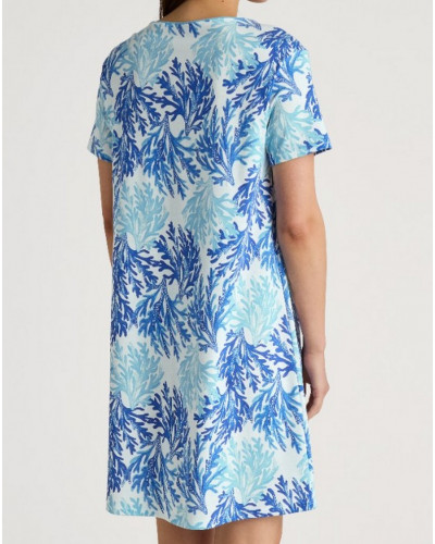 Chemise de nuit Calida Coastal Dreams 100% coton (Ice Green)