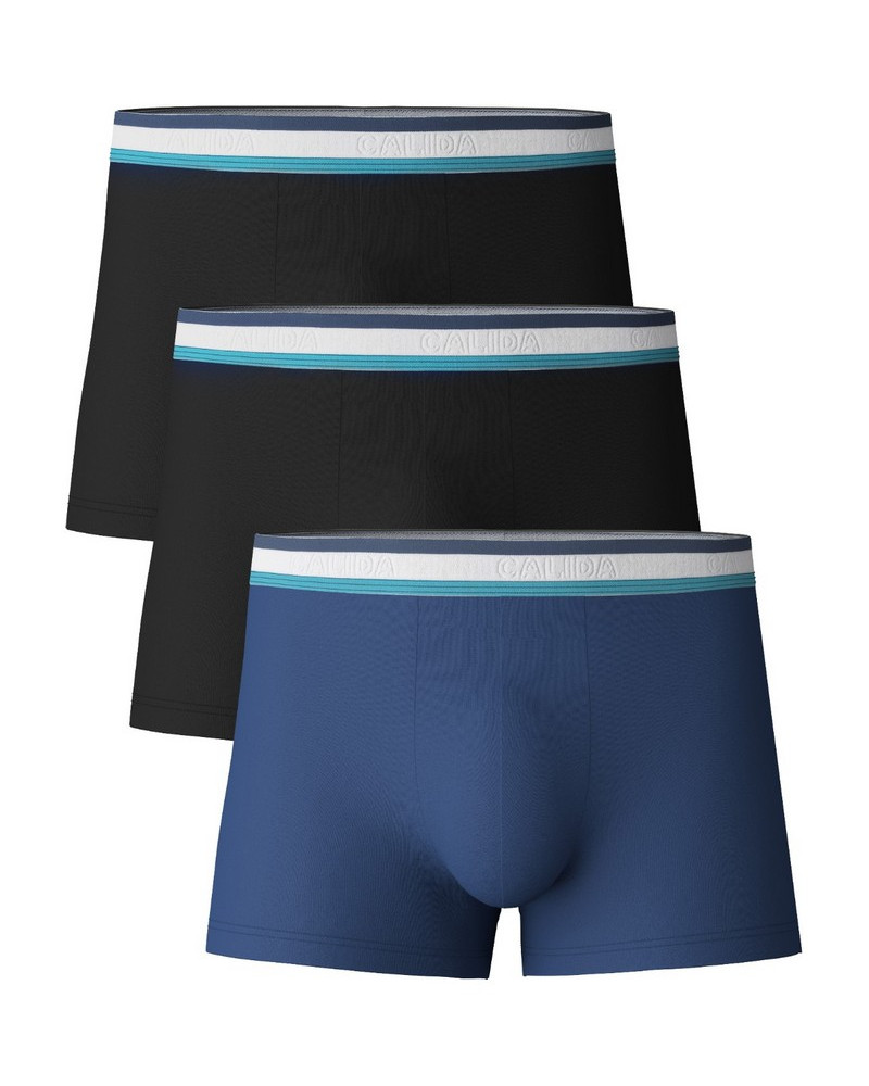 Boxer Calida Natural Benefit Pottery Blue (Juego de 3)