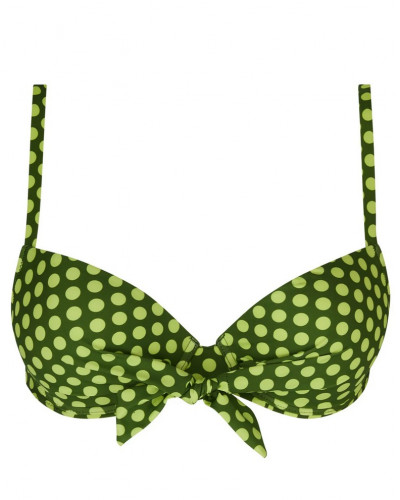 Soutien-gorge de bain coque Antigel La Pétillante (Bulles Green)