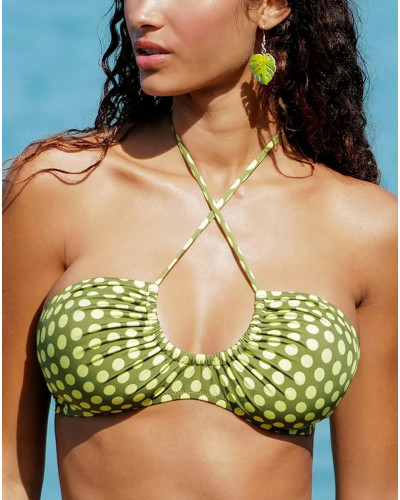 Brassière de bain souple Antigel La Pétillante (Bulles Green)