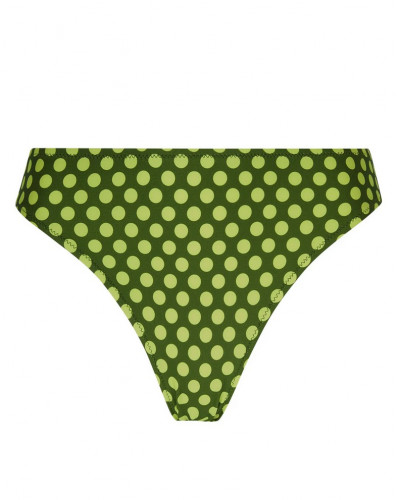 Slip de bain charme Antigel La Pétillante (Bulles Green)