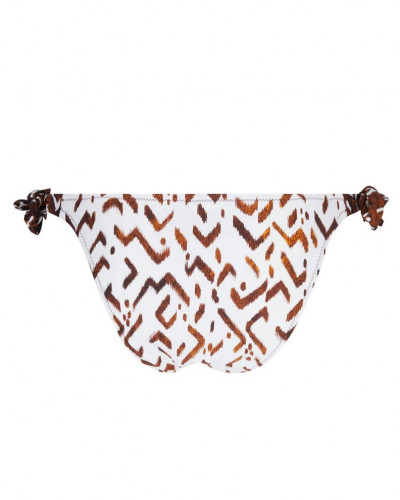 Slip de bain à nœuds Antigel La Chamane (Ethno Blanc)