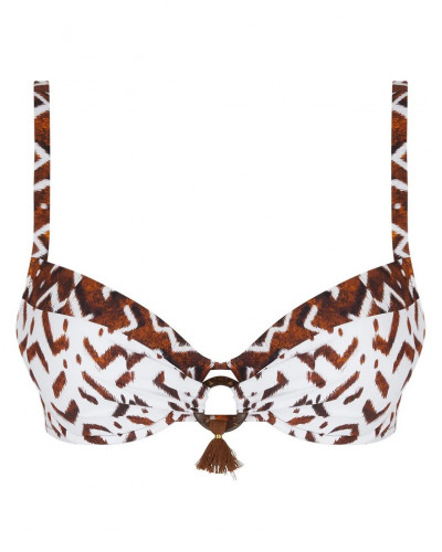 Soutien-gorge de bain coque Antigel La Chamane (Ethno Blanc)