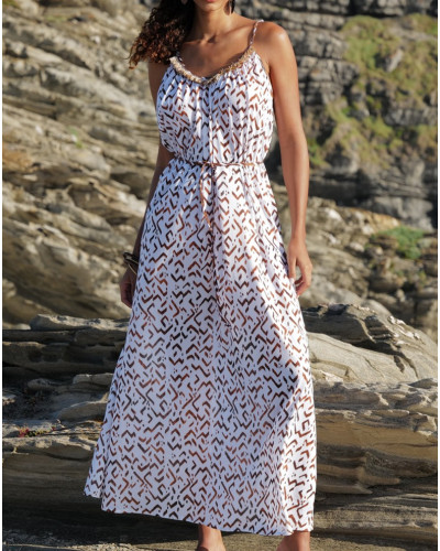 Long dress Antigel La Chamane (Ethno Blanc)