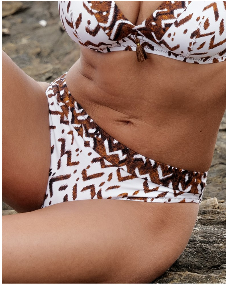 Charm bath briefs Antigel La Chamane (Ethno Blanc)