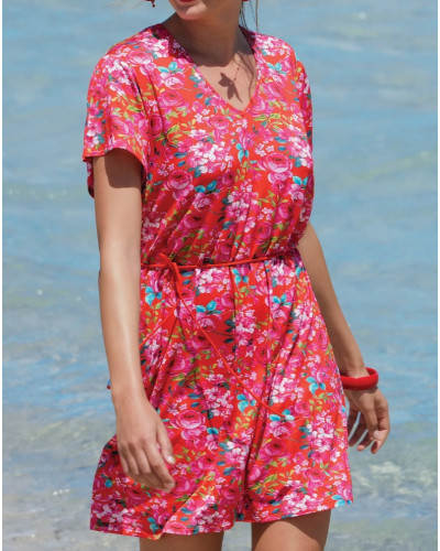 Beach tunic Antigel La Chérie Forever (Rouge Chérie)