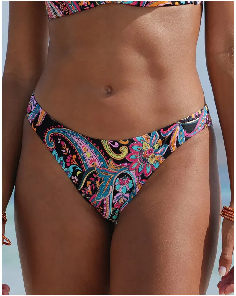 Seduction bath brief Antigel La Bayadère (Noir Flashy)