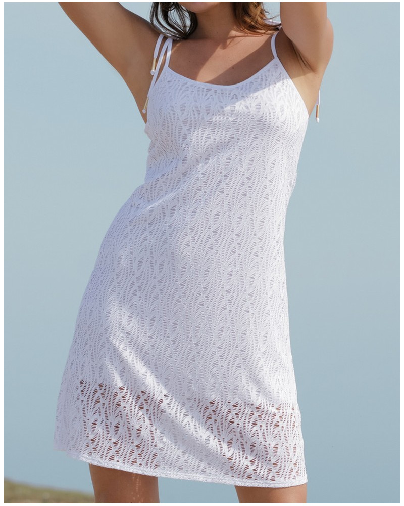 Robe de plage Antigel L'Ondine (Blanc)
