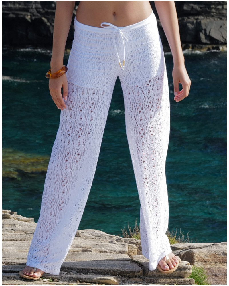 Pantalon de plage Antigel L'Ondine (Blanc)